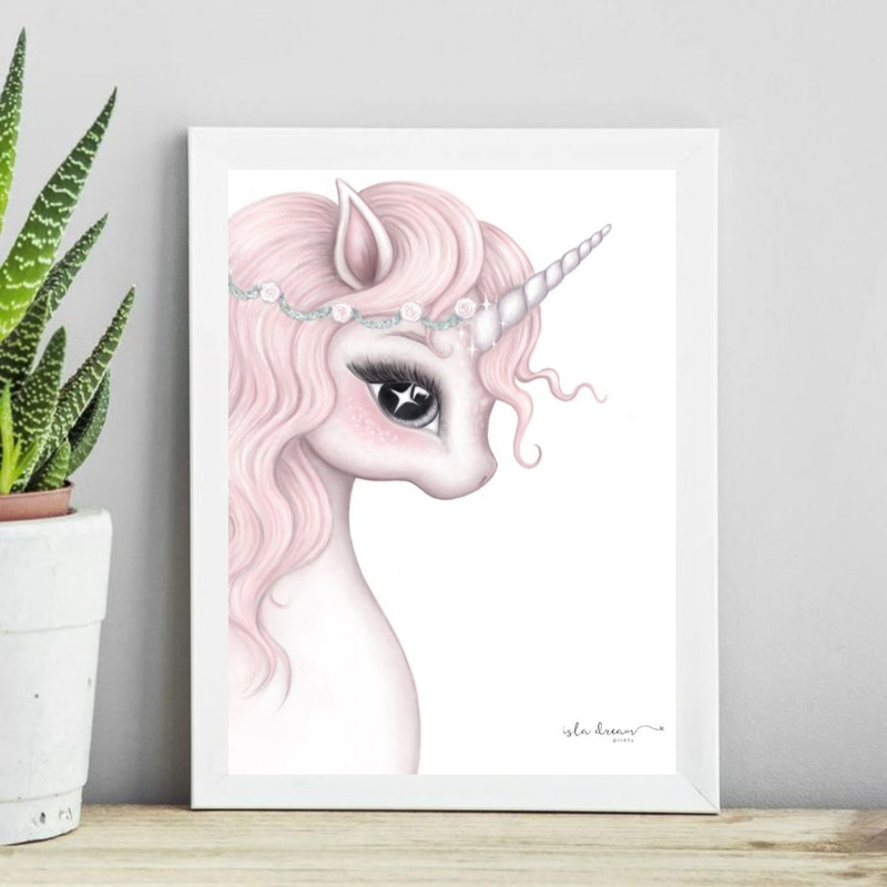 تابلو کودک و نوزاد مدل تک شاخ Unicorn