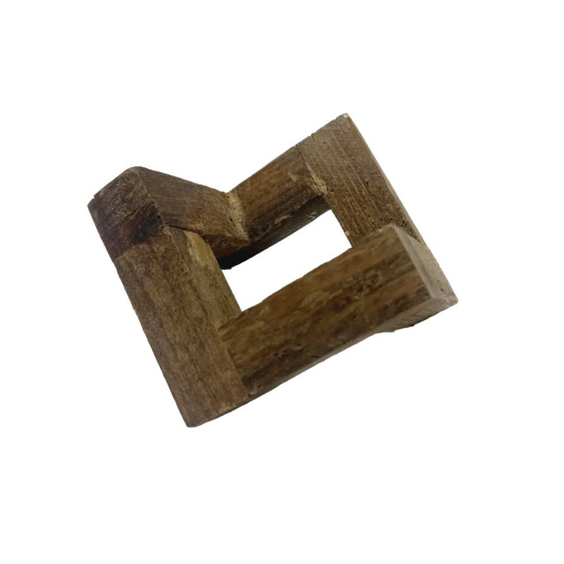 استند چوبی روسی زیر گلدان و سنگ نمک مدل 905، ابعاد 9.5×9.5×9.5 سانتی‌متر، وزن 150 گرم، مناسب برای گوی و مکعب سنگ نمک، مناسب برای کاسه‌های چوبی و سنگ نمک