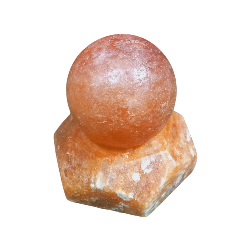سنگ نمک دکوری مدل گوی پایه کد 06