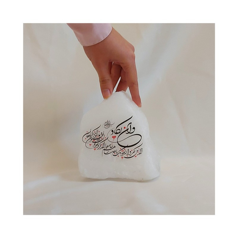 سنگ نمک دکوری طرح تیکه سنگ کد 5