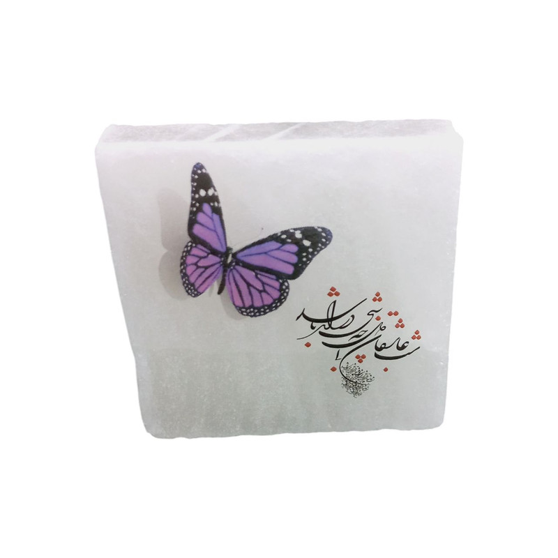 سنگ نمک دکوری مدل مربعی کد 08