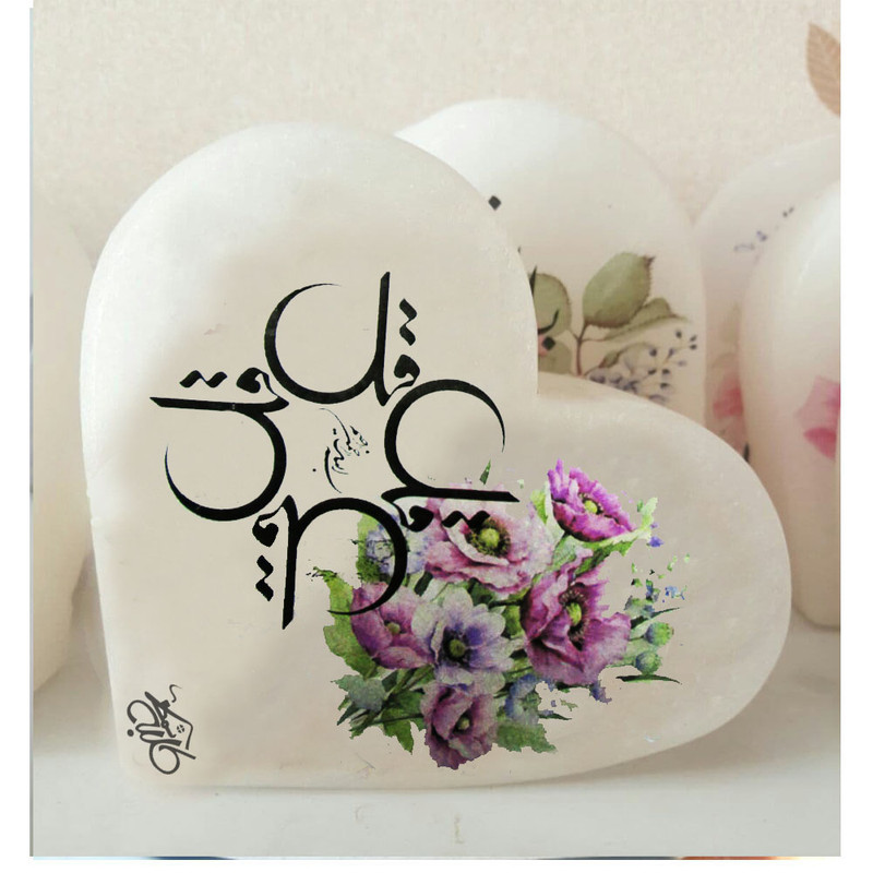 سنگ نمک دکوری مدل قلب کد M1002