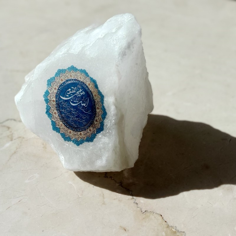 سنگ نمک دکوری طرح تیکه سنگ کد 3