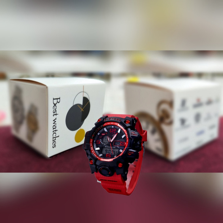 ساعت مچی عقربه ای بچگانه مدل دوزمانه کرنوگراف کد GSH02