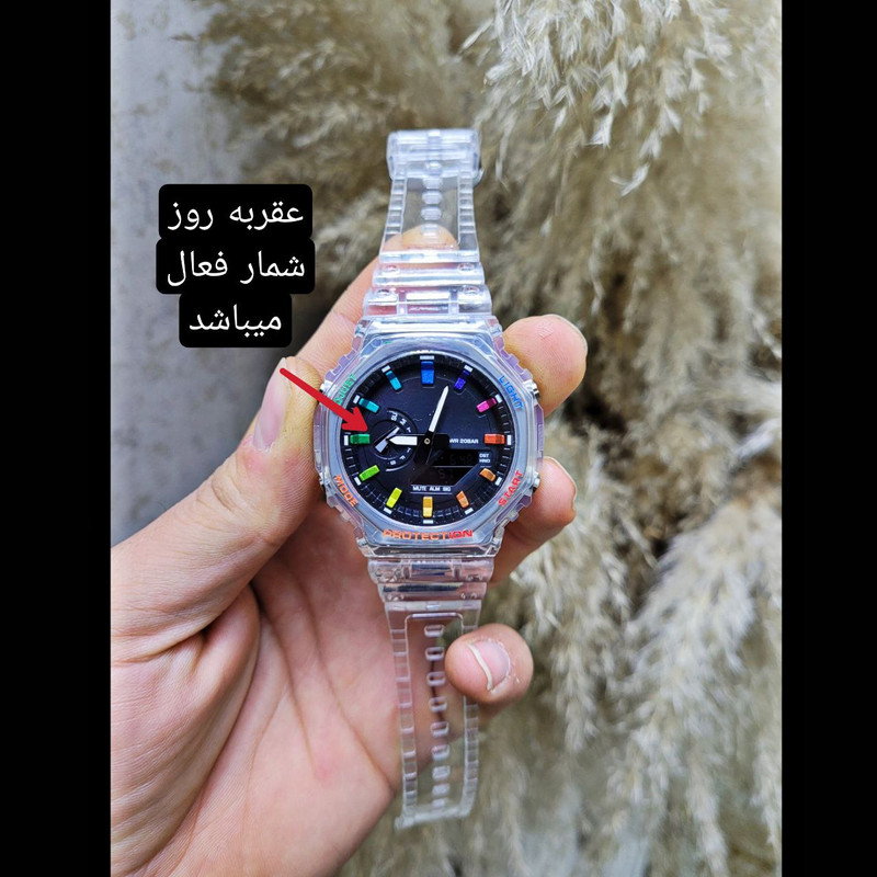 ساعت مچی عقربهای مردانه مدل پمپی دوزمانه