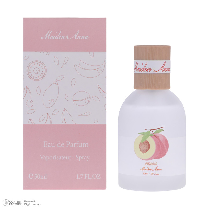 ادوپرفیوم زنانه میدن آنا مدل Peach حجم 50 میلیلیتر با رایحه میوه گلی معتدل
