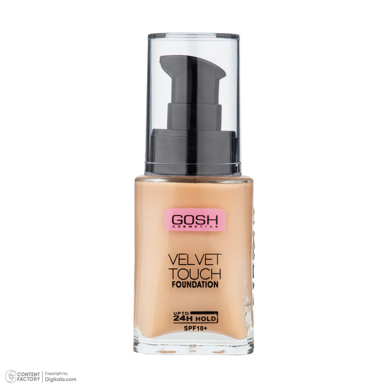کرم پودر مایع SPF 10 گاش مدل Velvet Touch شماره 403 مناسب انواع پوست حجم 34 میلی لیتر