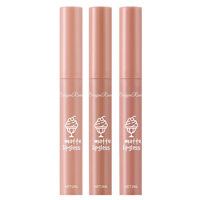 رژ لب مایع دراگون رانی مدل کیک شماره B مجموعه 3 عددی