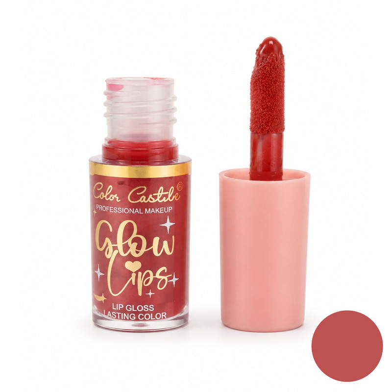 رژ لب مایع کالر کستل مدل Glow شماره 02
