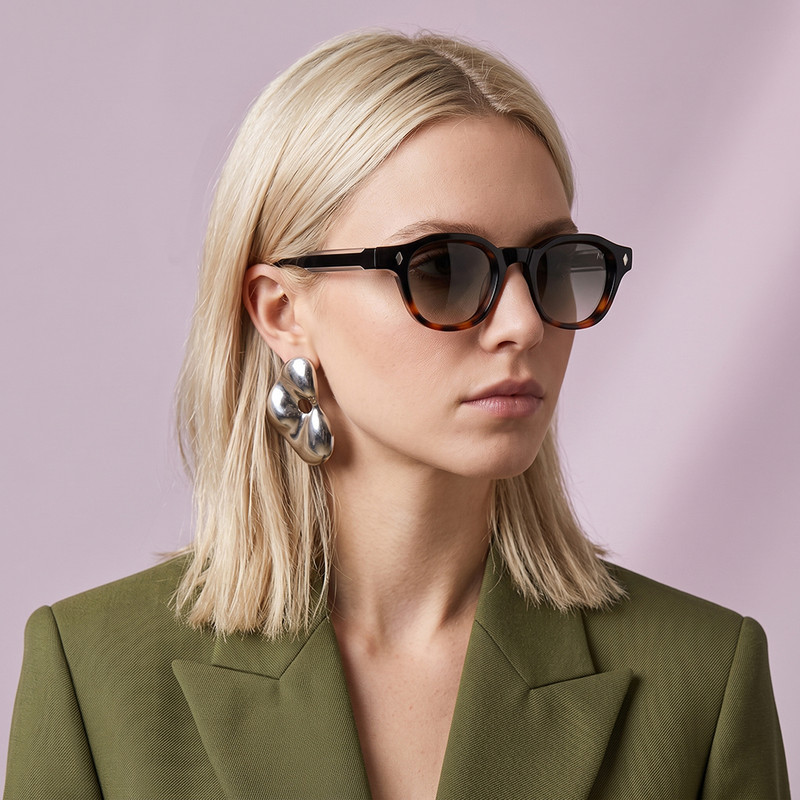عینک آفتابی آلبرت وگ مدل SZ8108 Obsidian Tortoise