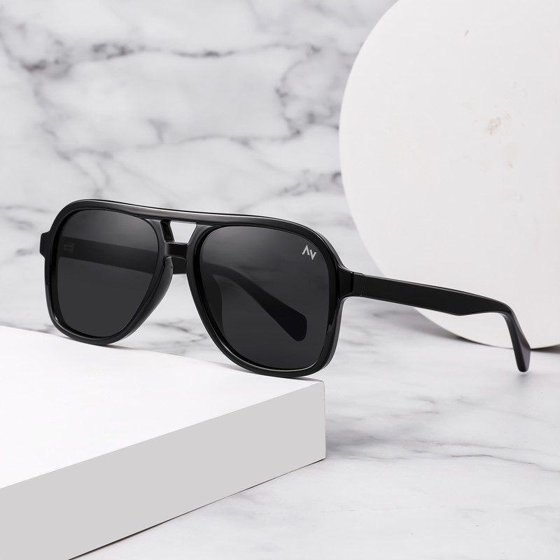 عینک آفتابی خلبانی (Aviator) آلبرت وگ مدل S31117C1 Acetate Avantgarde Visionary