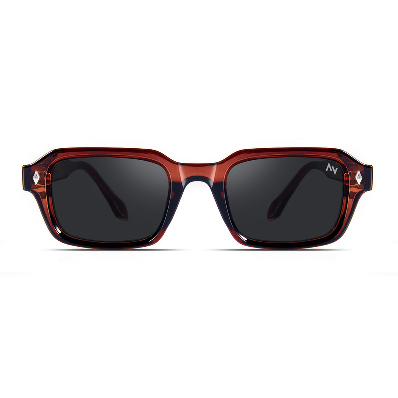 عینک آفتابی مستطیلی آلبرت وگ مدل SZ8106 Sangria Obsidian