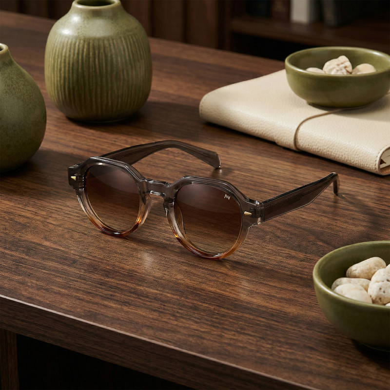 عینک آفتابی فریم خاص زنانه آلبرت وگ مدل S31115C4 Acetate Avantgarde Visionary