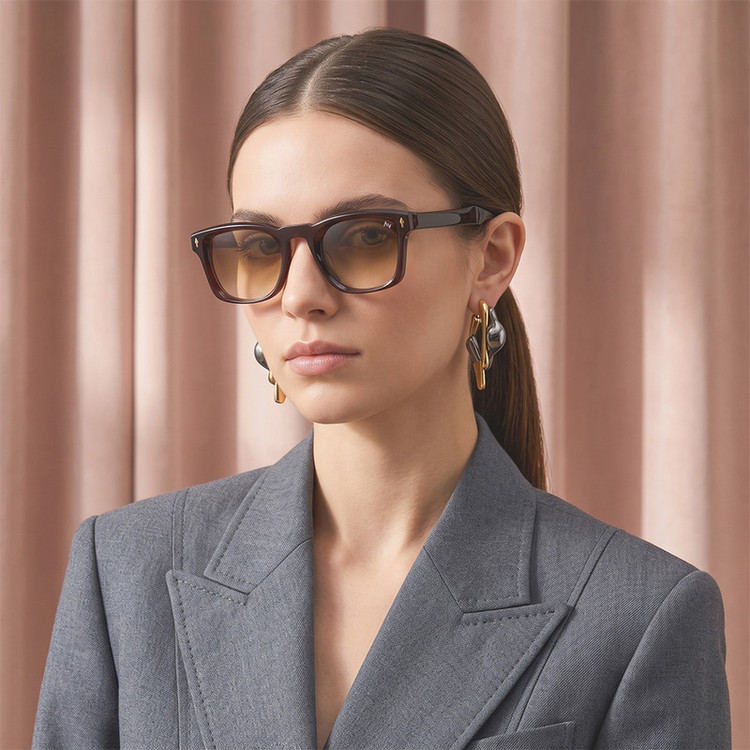عینک آفتابی آلبرت وگ مدل SZ8305 Russet Tawny