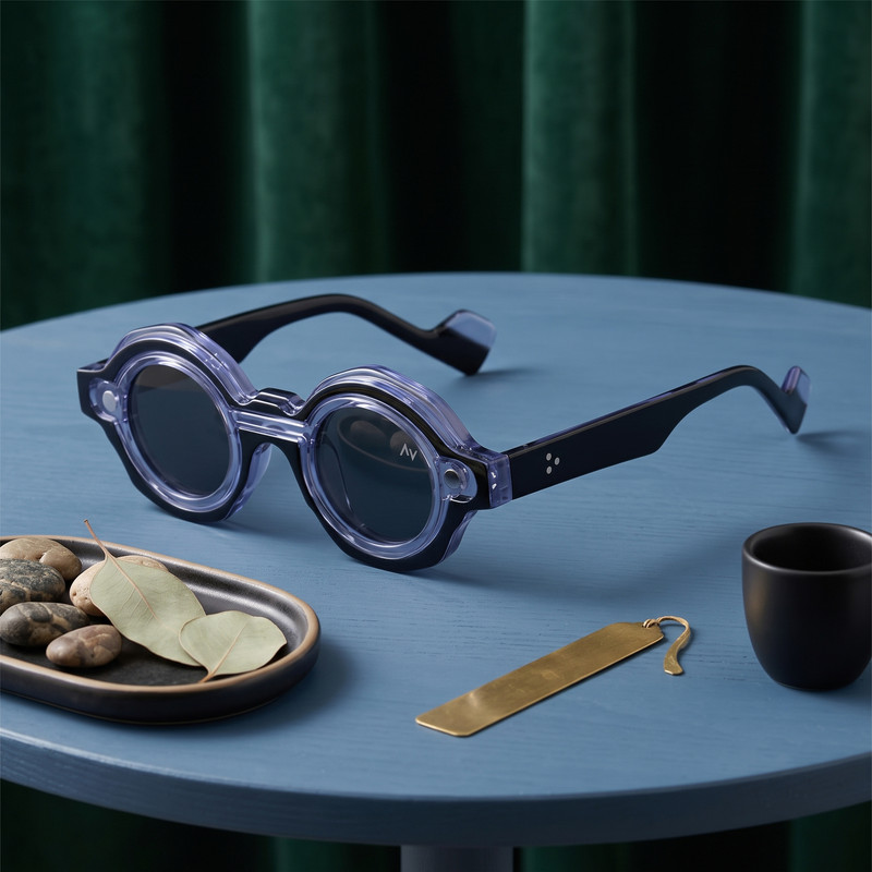 فریم عینک طبی آلبرت وگ مدل SZ3005 C4 Polarized Double Switch به همراه کاور آفتابی