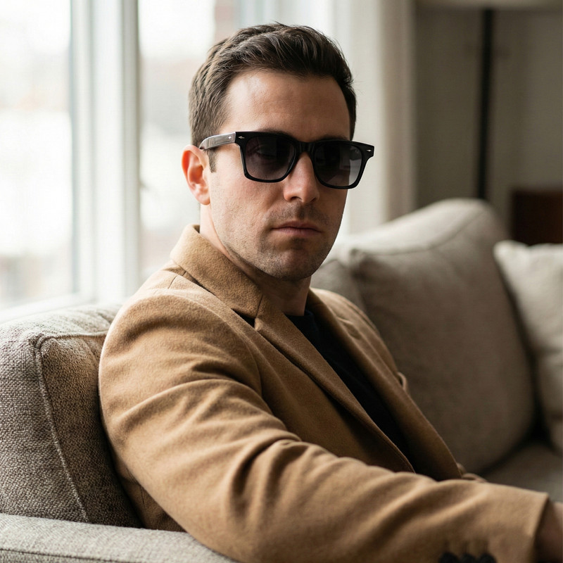 عینک آفتابی ویفرر (Wayfarer) آلبرت وگ مدل S-31109-C2 Acetate Avantgarde Visionary