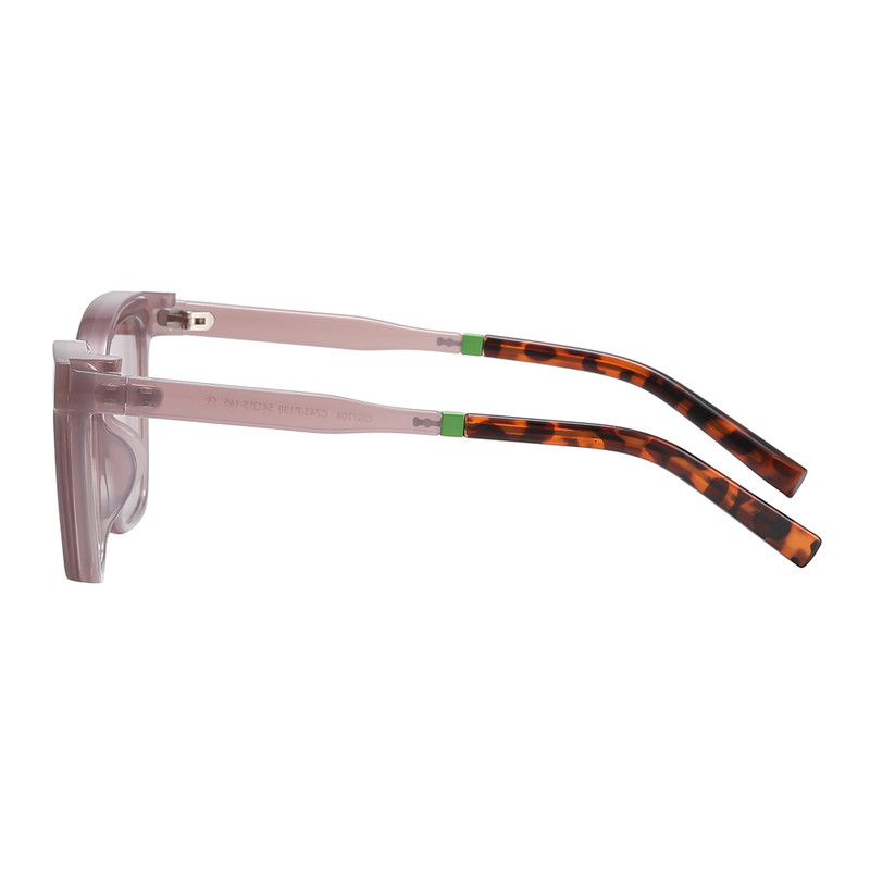 فریم عینک طبی آلبرت وگ مدل CG7704C743-P199 Polarized Double Switch به همراه کاور آفتابی