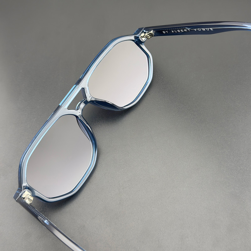 عینک آفتابی خلبانی (Aviator) آلبرت وگ مدل S31119C4 Acetate Avantgarde Visionary