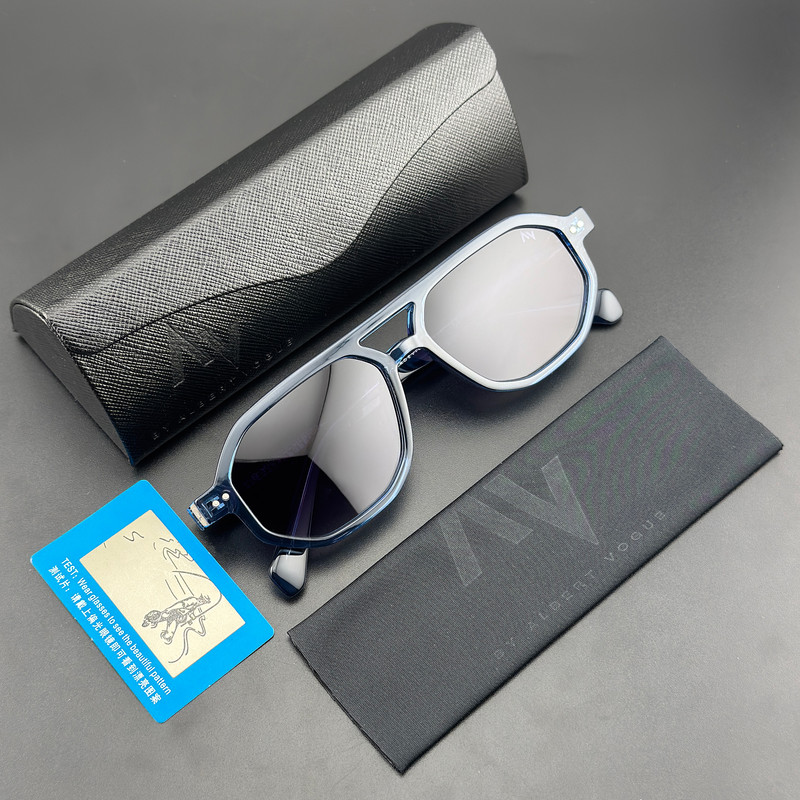 عینک آفتابی خلبانی (Aviator) آلبرت وگ مدل S31119C4 Acetate Avantgarde Visionary