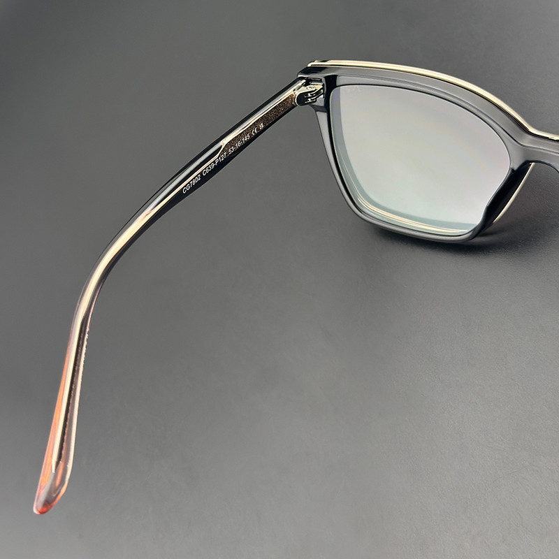 فریم عینک طبی آلبرت وگ مدل CG7802C639-P127 Polarized Double Switch به همراه کاور آفتابی