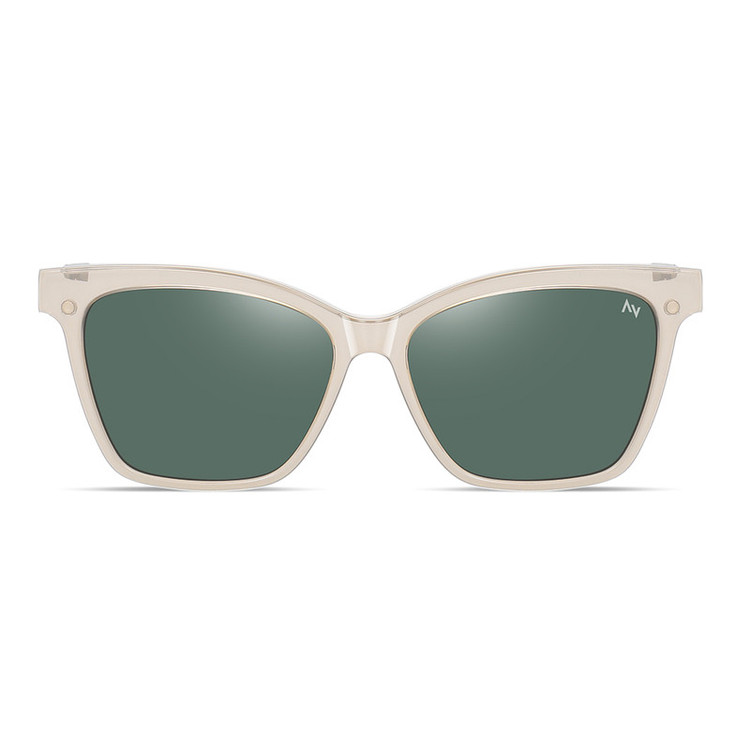 فریم عینک طبی آلبرت وگ مدل CG7704C690-P265 Polarized Double Switch به همراه کاور آفتابی