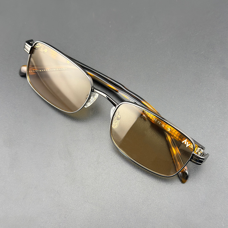 عینک شب مستطیلی مردانه آلبرت وگ مدل S15219C5 Avantgarde Visionary
