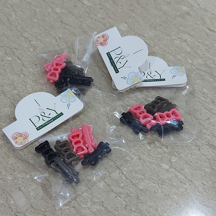گیره مو دخترانه مدل POW مجموعه 6 عددی